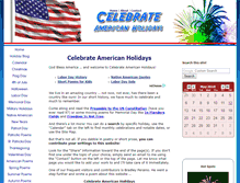 Tablet Screenshot of celebrate-american-holidays.com